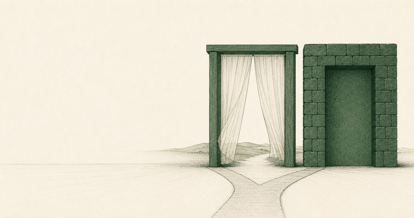 Serene passageways and distant horizons